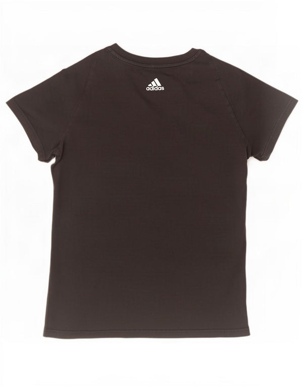 Adidas Camiseta Feminina Graphic Top UK 16/18 Grande Algodão Preto