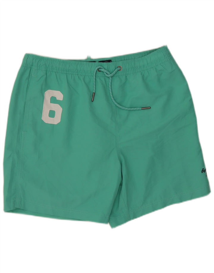 Calções de banho Superdry Mens Graphic XL verde poliéster