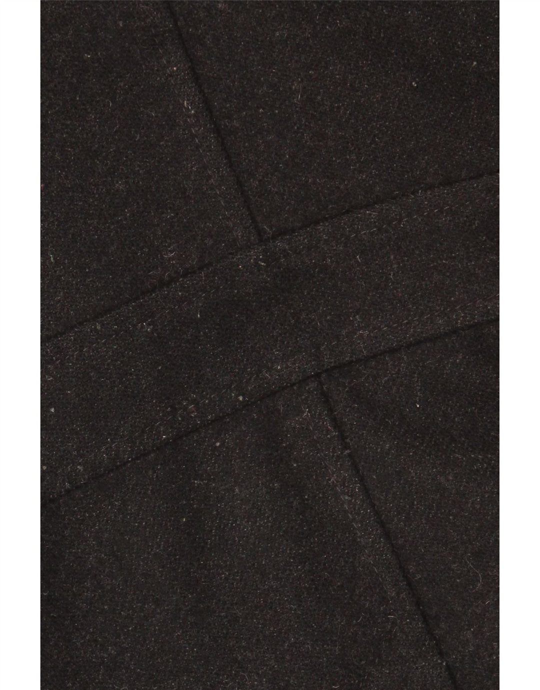 Diesel Mens Pea Coat UK 38 Médio Lã Preta