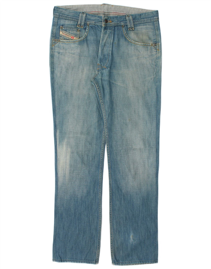 Jeans retos masculinos Diesel W31 L32 algodão azul