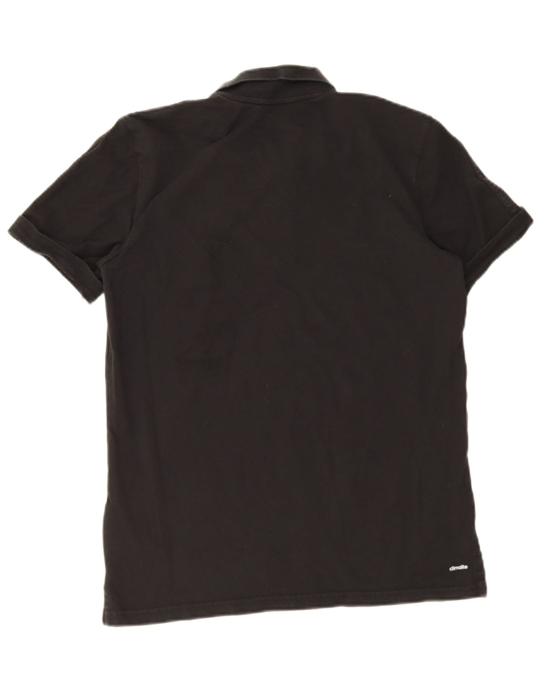 Adidas Mens Climalite Polo Grande Algodão Preto
