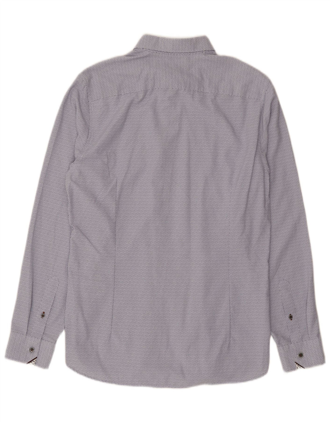 Camisa masculina Ted Baker tamanho 3 modal floral azul médio