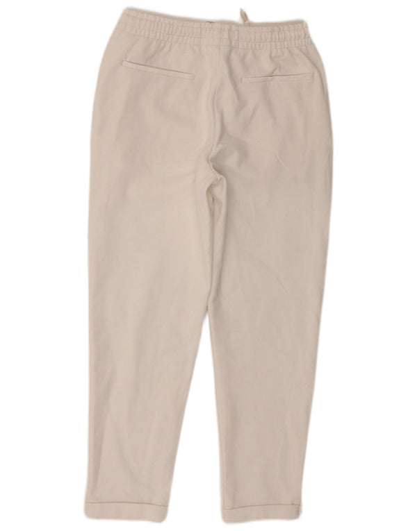Calça de treino masculina Zara médio branco poliéster