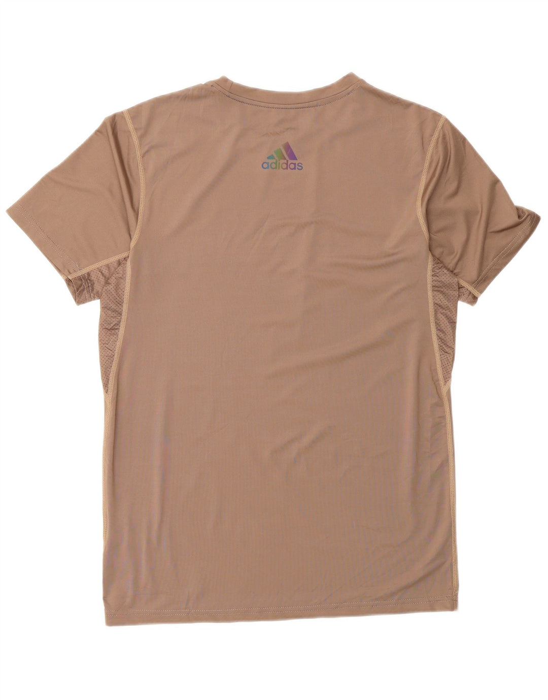 Camiseta Adidas Masculina Aeroready Graphic Top Grande Poliéster Marrom
