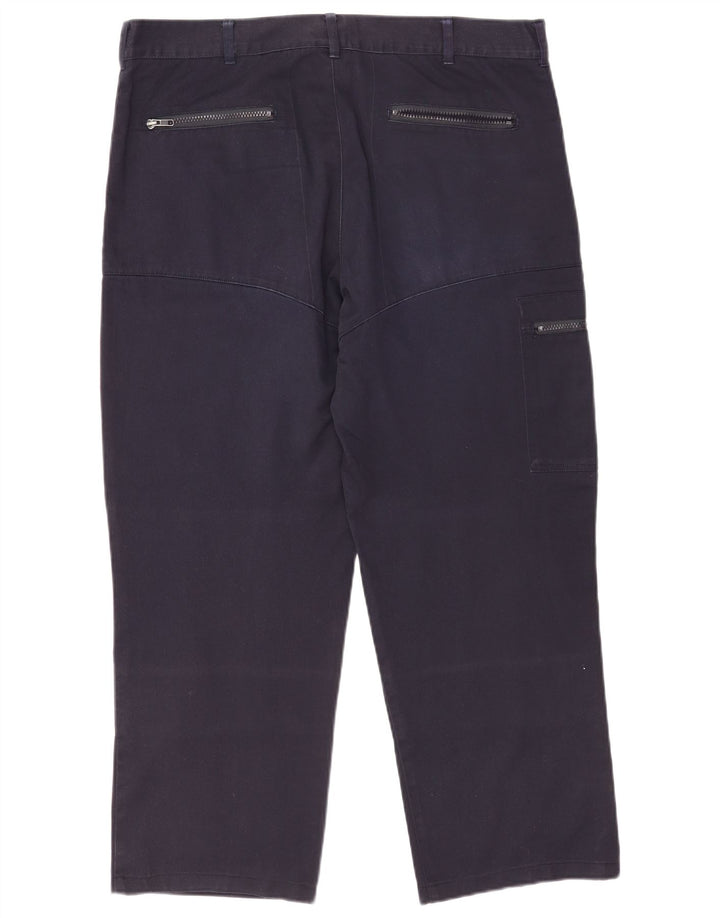 Calça Dickies Mens Redhawk Straight Cargo W38 L28 Poliéster Azul Marinho