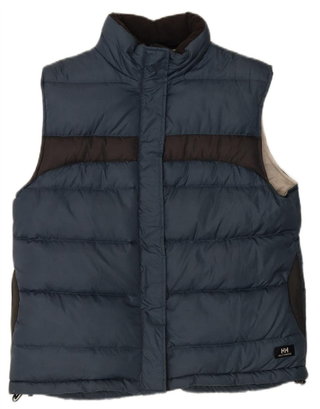 Colete acolchoado feminino HELLY HANSEN UK 14 bloco colorido azul marinho médio