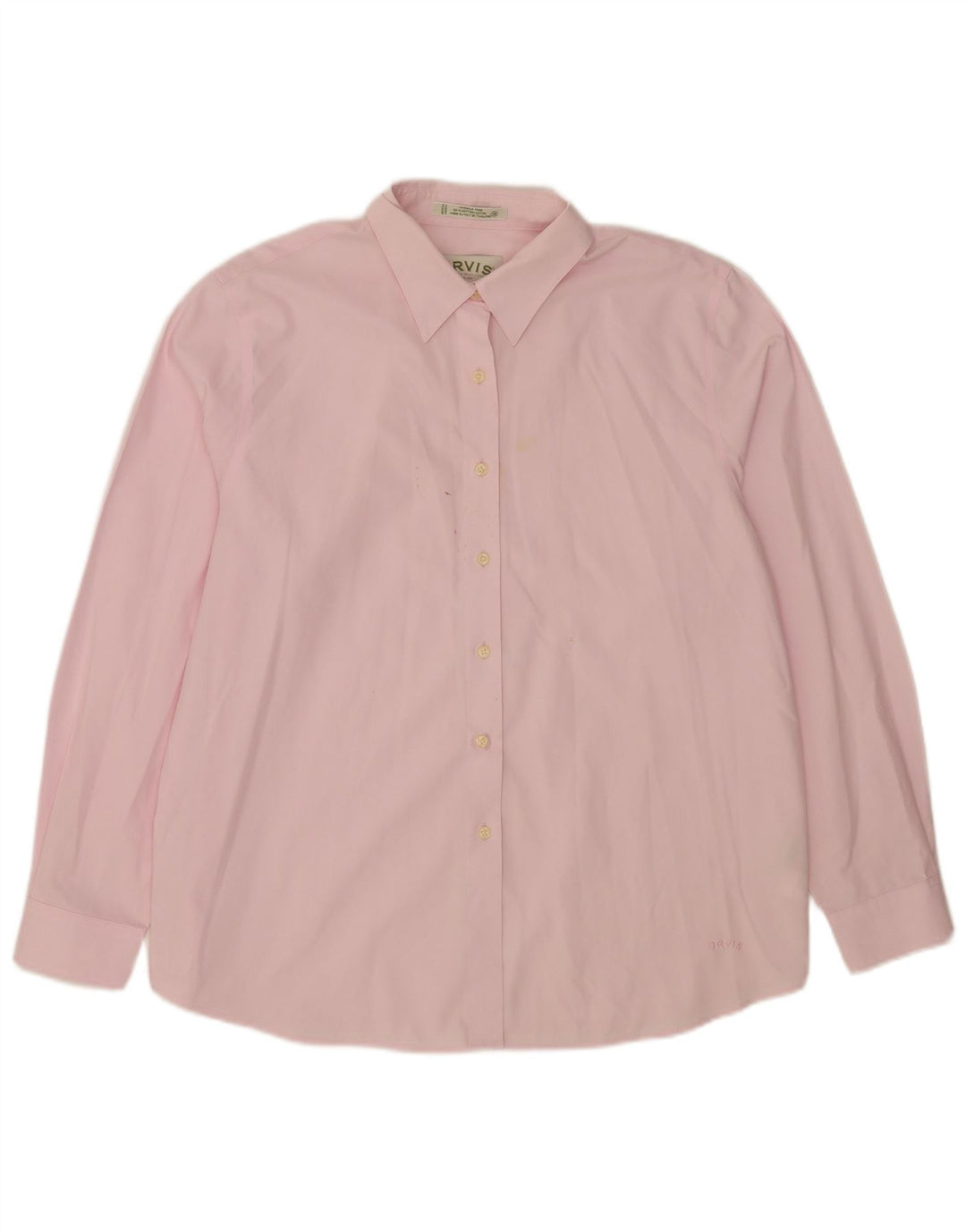 Camisa feminina Orvis US 18 2XL algodão rosa