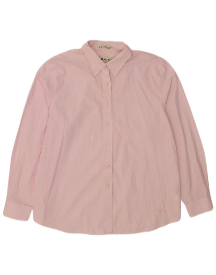 Camisa feminina Orvis US 18 2XL algodão rosa
