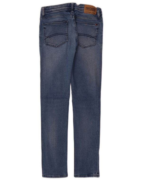 Tommy Hilfiger Meninos Jeans Skinny 9-10 Anos W24 L27 Azul Algodão
