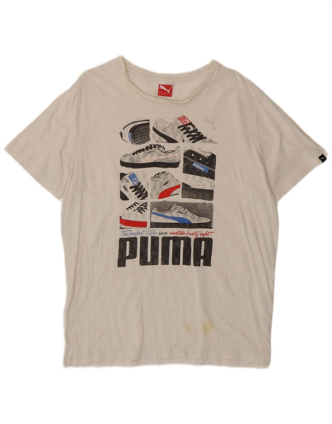 Puma Camiseta Masculina Graphic Top XL Branco