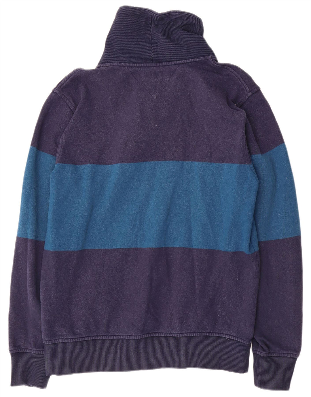 Tommy Hilfiger moletom masculino jumper médio azul marinho colorblock