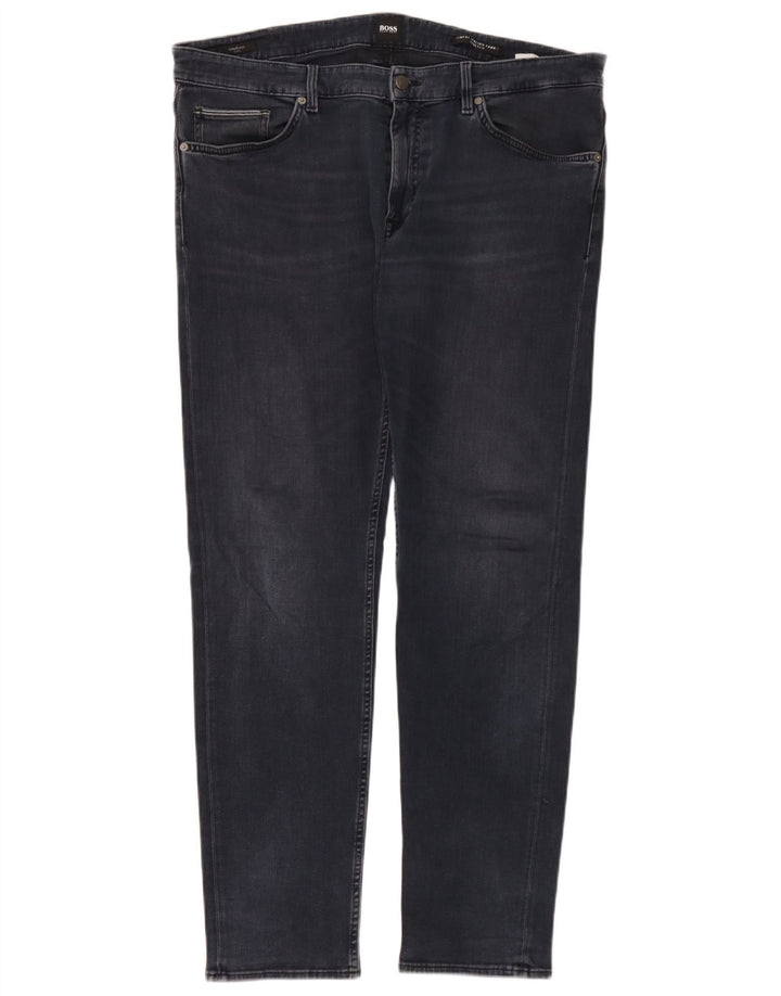 Hugo Boss Masculino Slim Jeans W38 L34 Azul Algodão