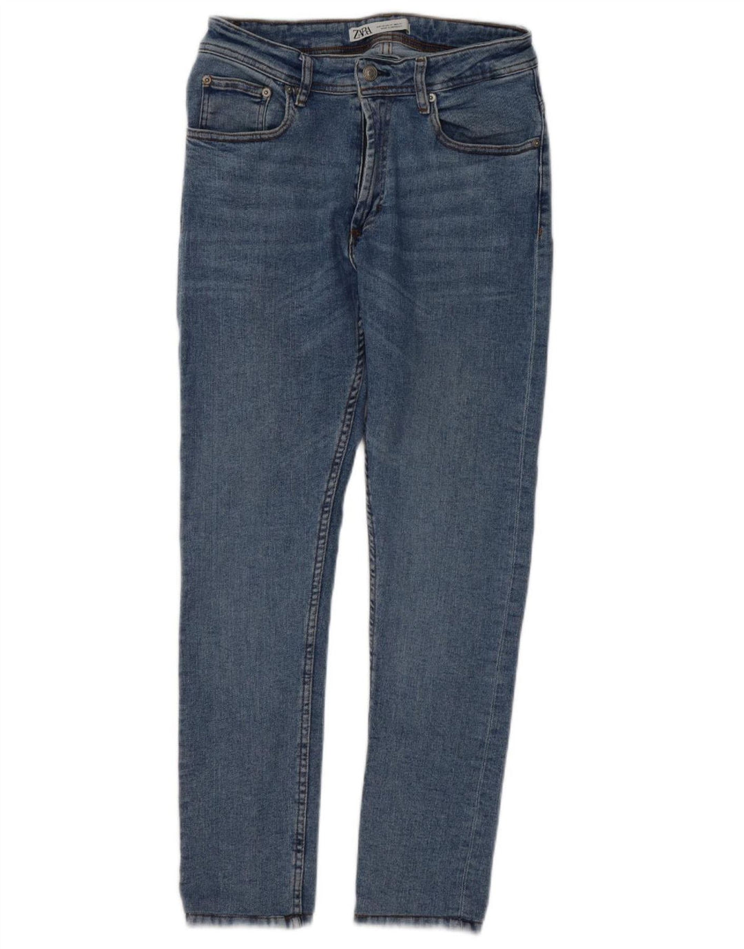 ZARA Mens Slim Jeans EU 40 Médio W31 L28 Azul