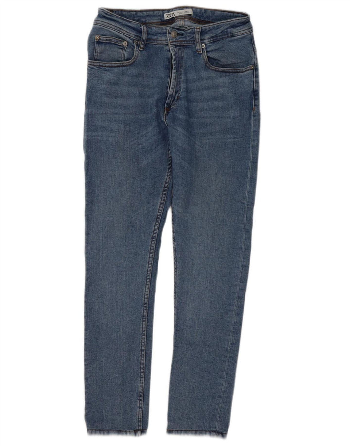 ZARA Mens Slim Jeans EU 40 Médio W31 L28 Azul