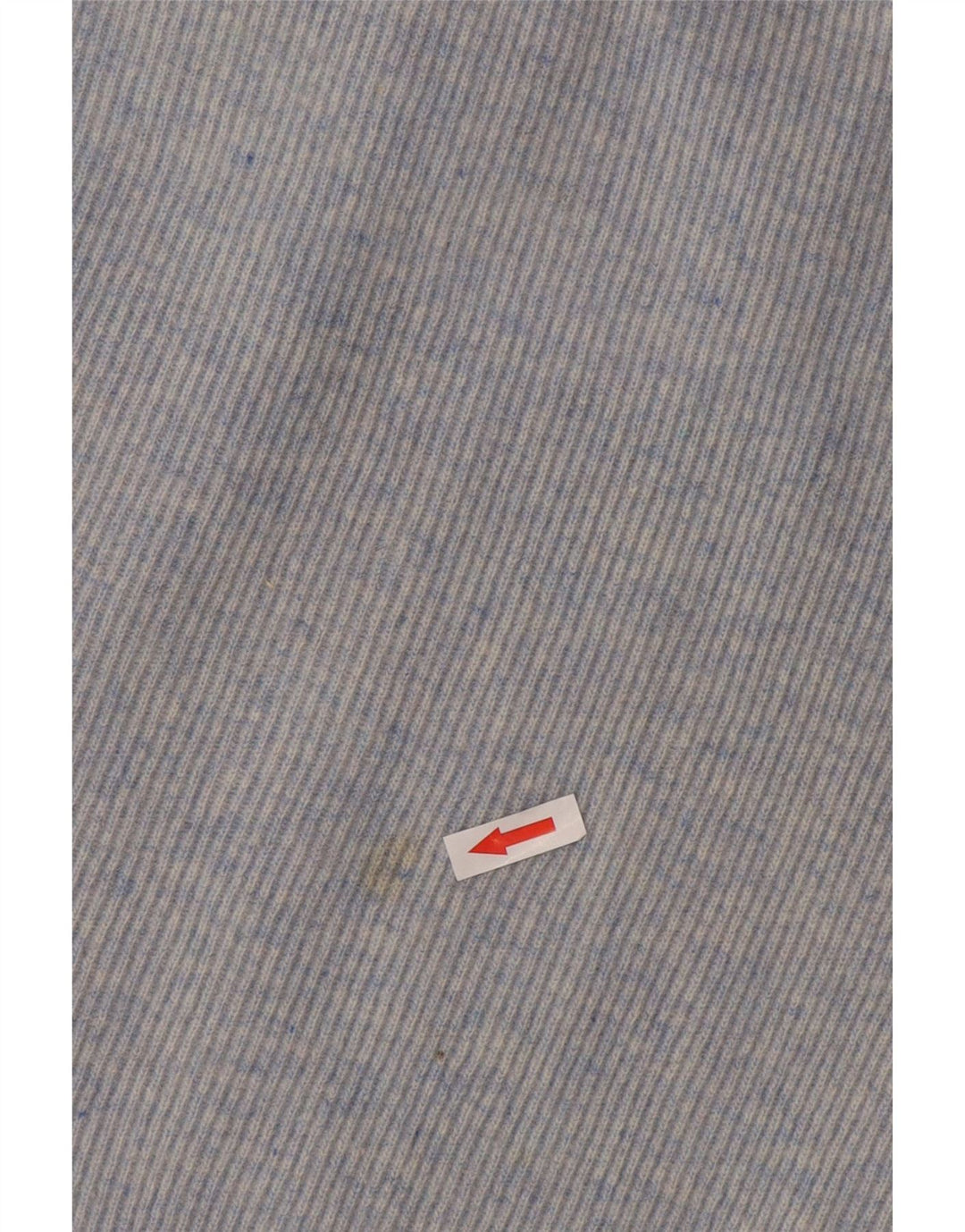 Saia bolha de malha feminina vintage grande W32 lã azul