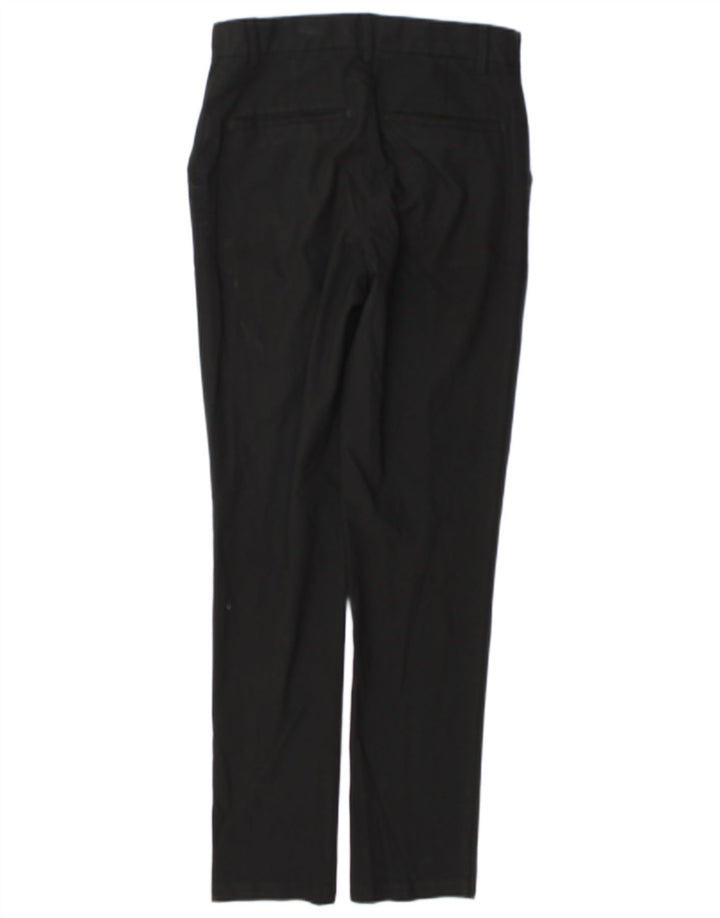 Calças Marks & Spencer Boys Slim Suit 13-14 anos W27 L29 Poliéster Preto