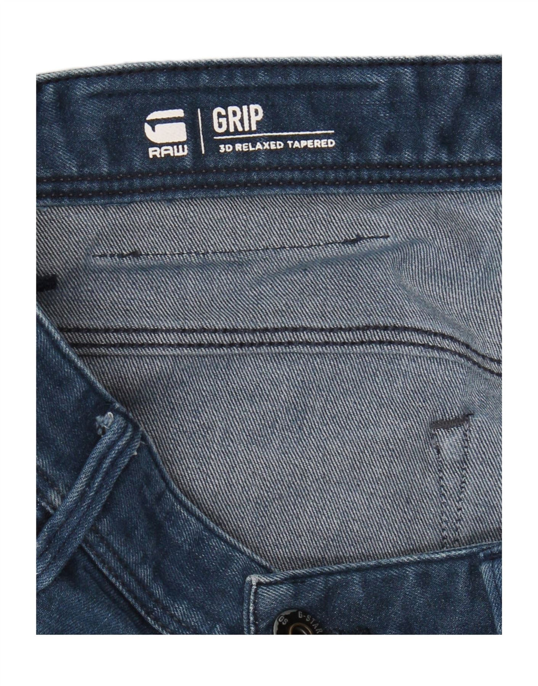 G-STAR Mens Relaxed Fit Tapered Jeans W30 L32 Blue Cotton Vintage G-Star and Second-Hand G-Star from Messina Hembry 