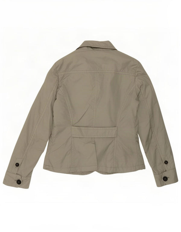 Max Mara Jaqueta Blazer Feminina Weekend 4 Botões Reino Unido 12 Médio Bege