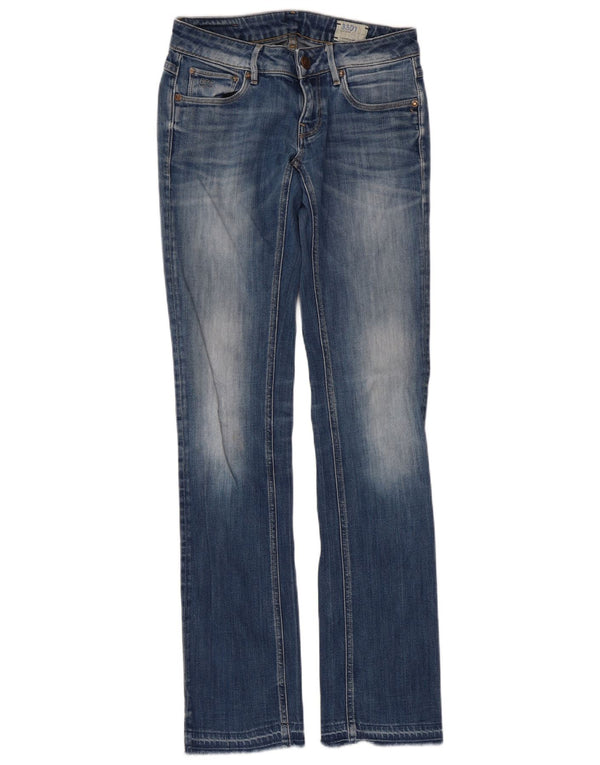Calça jeans feminina G-Star 3301 Slim Bootcut W28 L33 azul