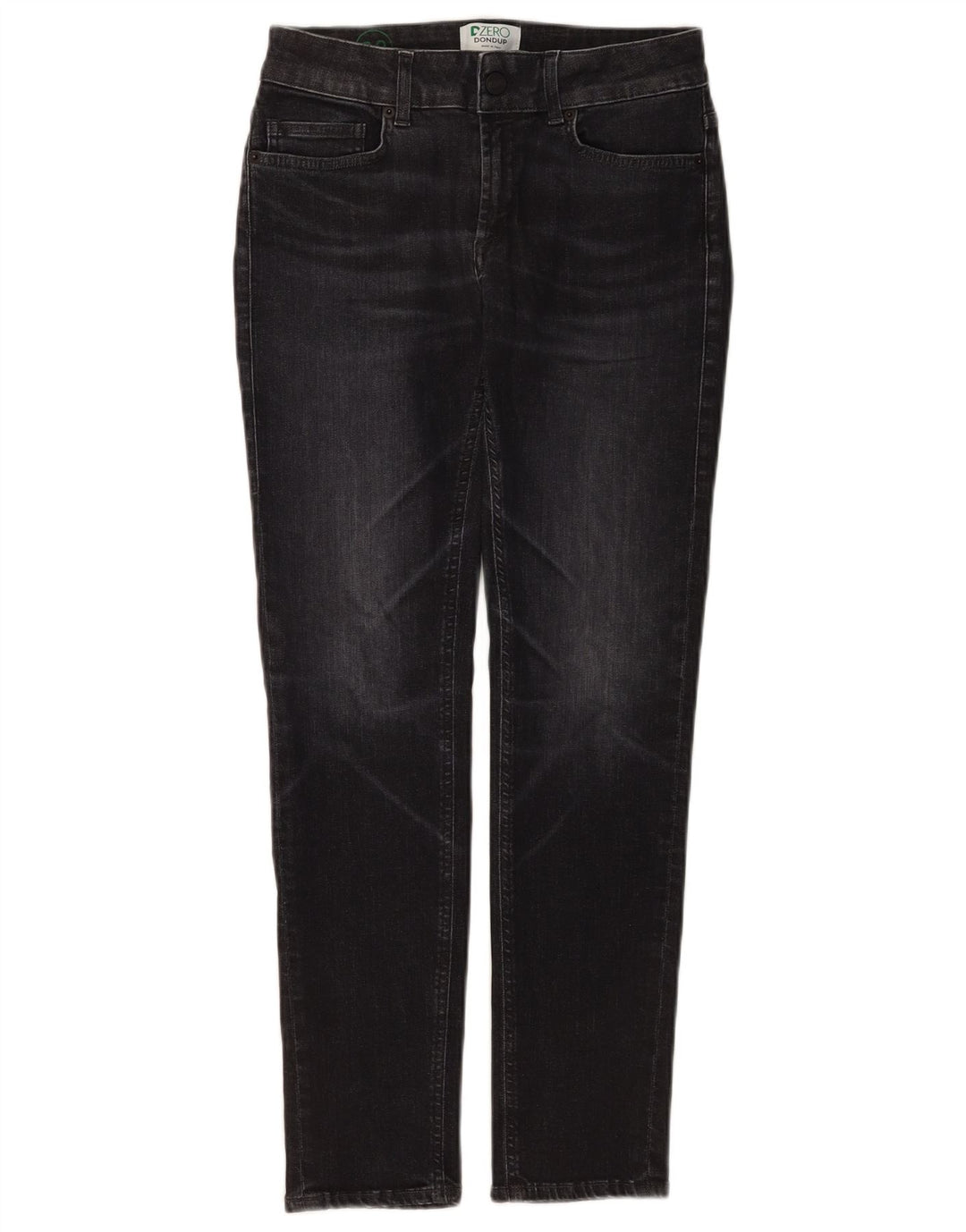 Dondup Jeans Slim Feminino W28 L28 Poliéster Preto