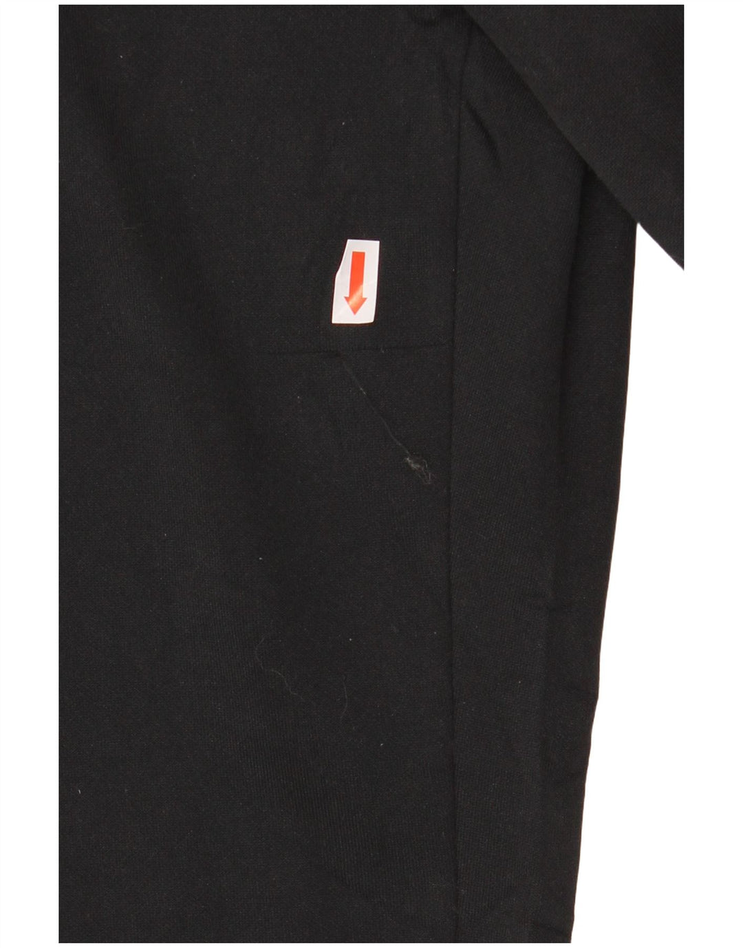 Calça de treino Nike feminina Capri EUA 8/10 poliéster preto médio