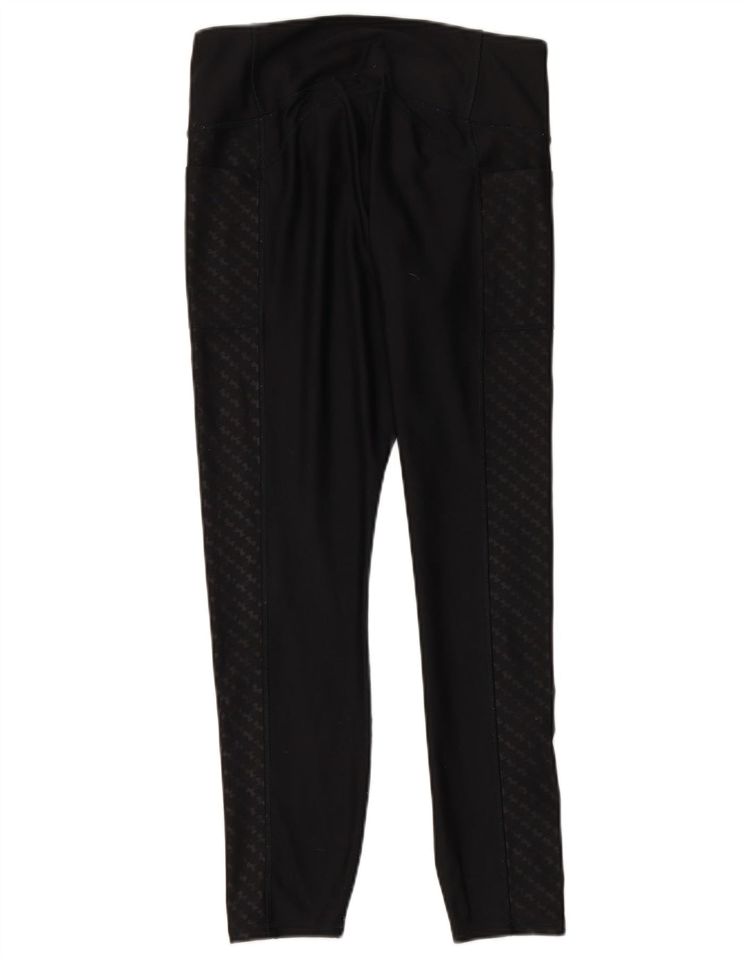 UNDER ARMOUR Leggings femininos grandes de poliéster preto