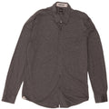 Camisa Slim Fit Masculina Hugo Boss 2XL Preta Houndstooth