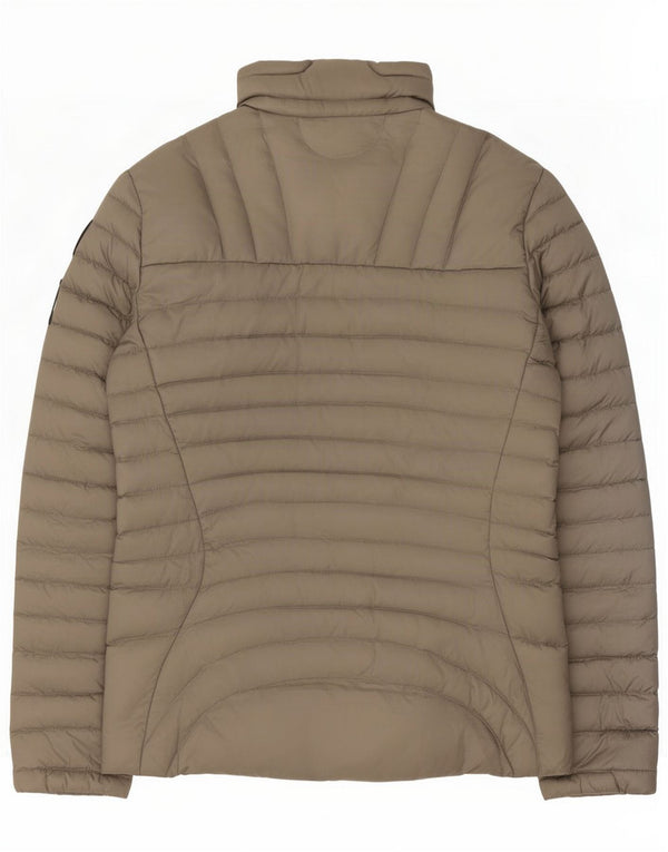 Bauer Jaqueta acolchoada feminina UK 18 XL Poliamida cinza