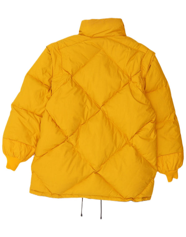 Jaqueta acolchoada reversível masculina DOLOMITE UK 42 XL algodão amarelo