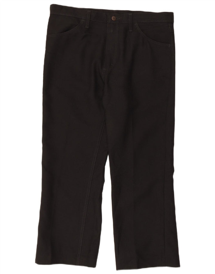 Calça casual reta masculina WRANGLER W36 L26 poliéster preto