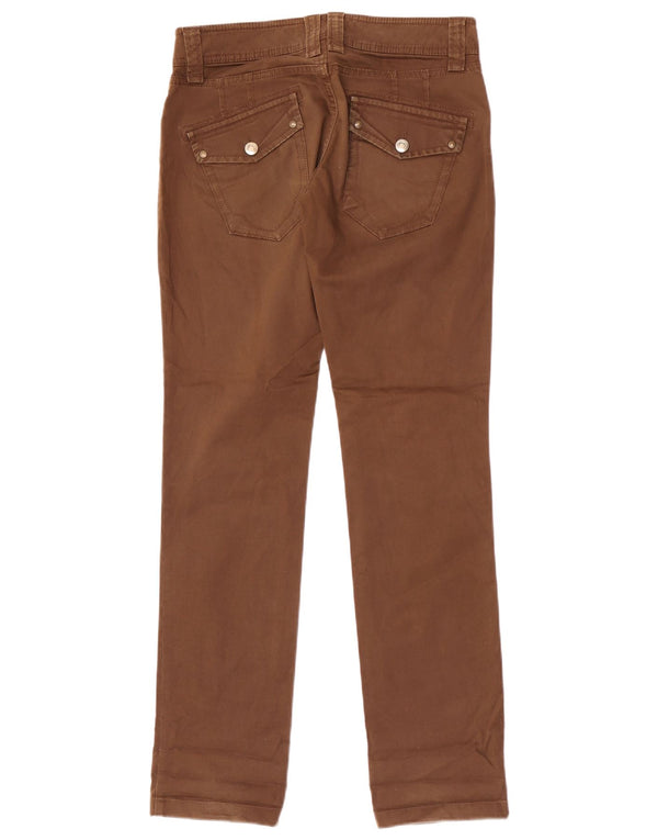 Calça Chino Slim Feminina Massimo Dutti EU 38 Pequeno W28 L33 Algodão Marrom