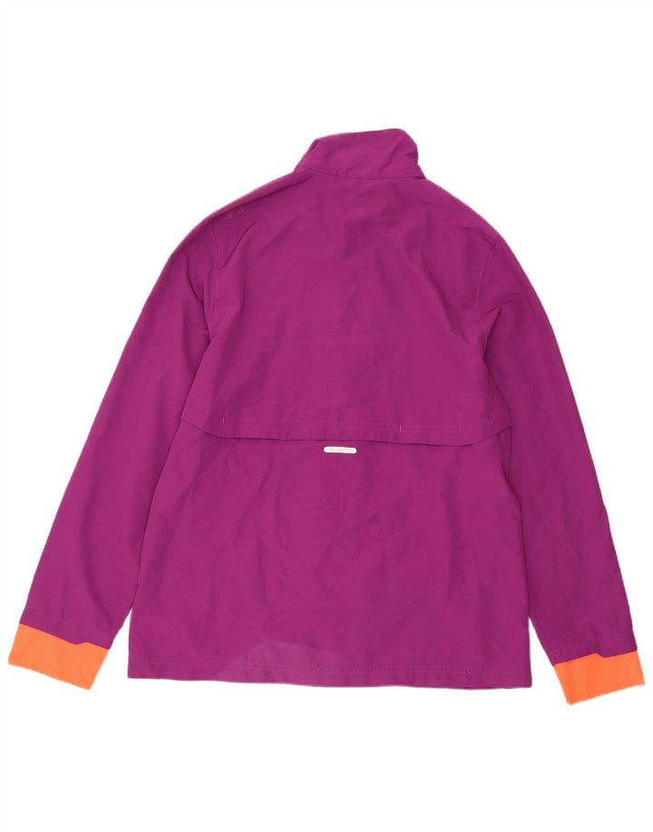 Jaqueta de chuva feminina REEBOK UK 12/14 médio roxo