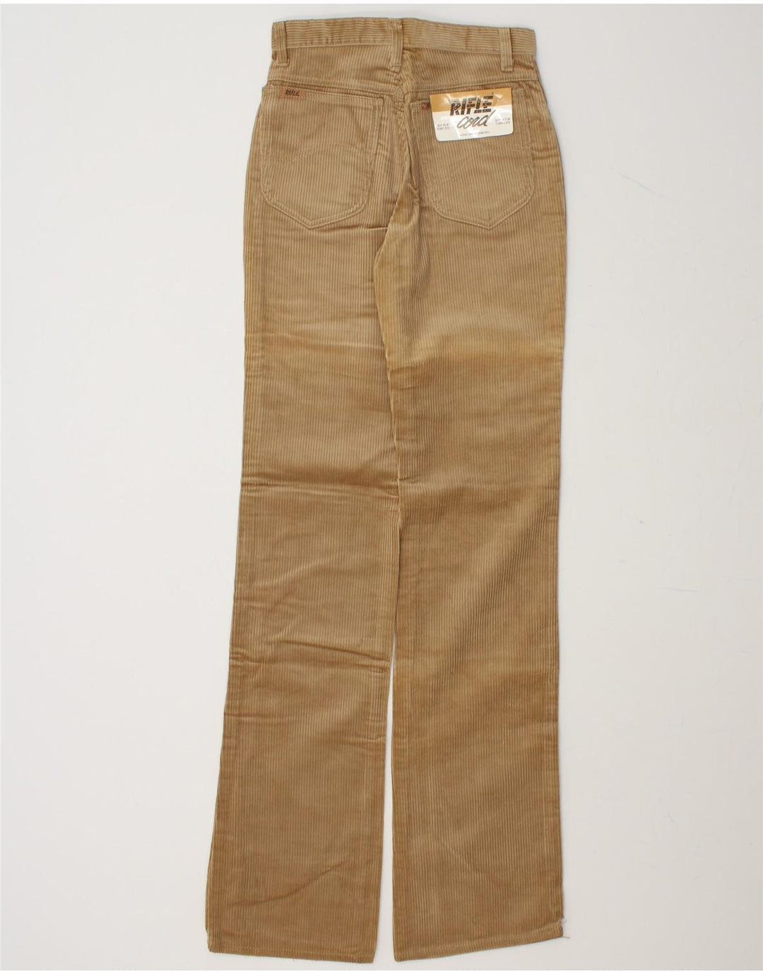 RIFLE Womens Straight Corduroy Trousers W27 L36 Brown Cotton Vintage Rifle and Second-Hand Rifle from Messina Hembry 