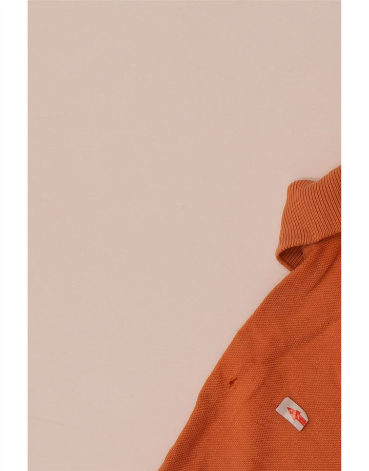 Camisa polo masculina Lacoste tamanho 6 XL laranja