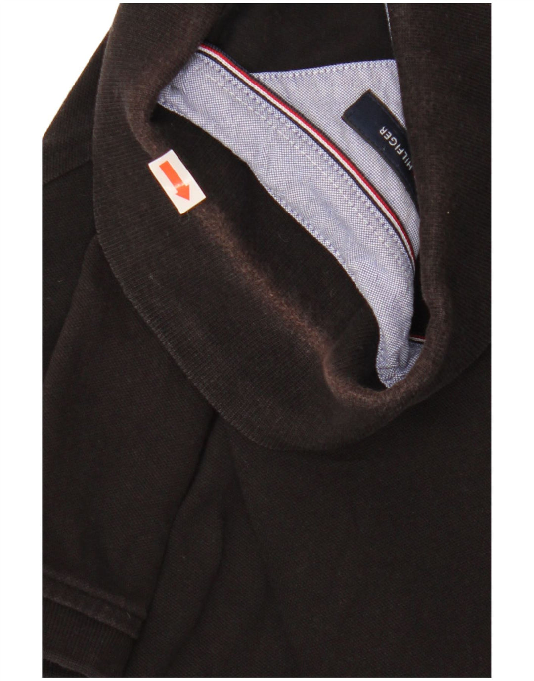 Camisa polo masculina TOMMY HILFIGER Slim Fit preta média