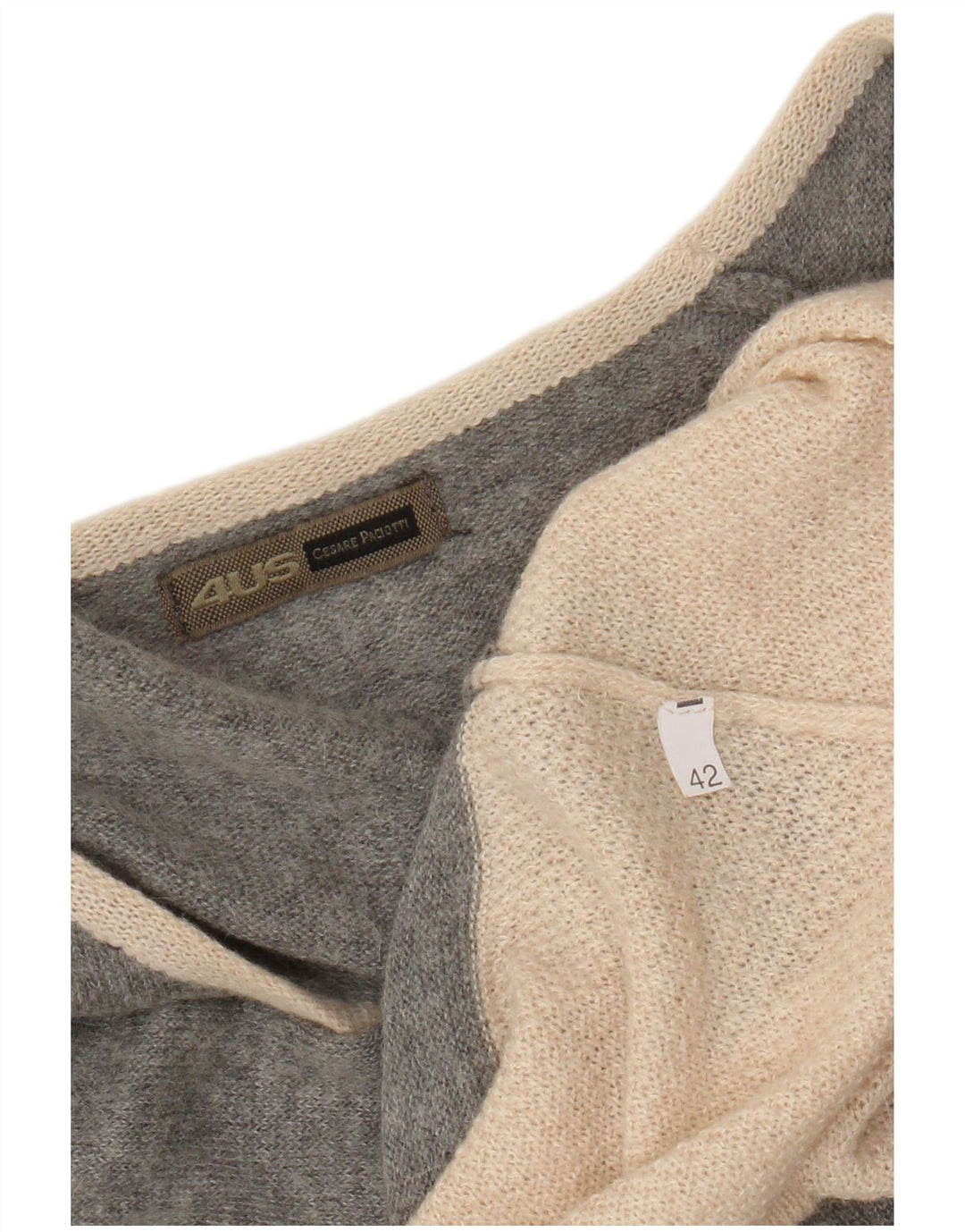 Cesare Paciotti 4US Vestido jumper feminino IT 42 Bloco de cores cinza médio