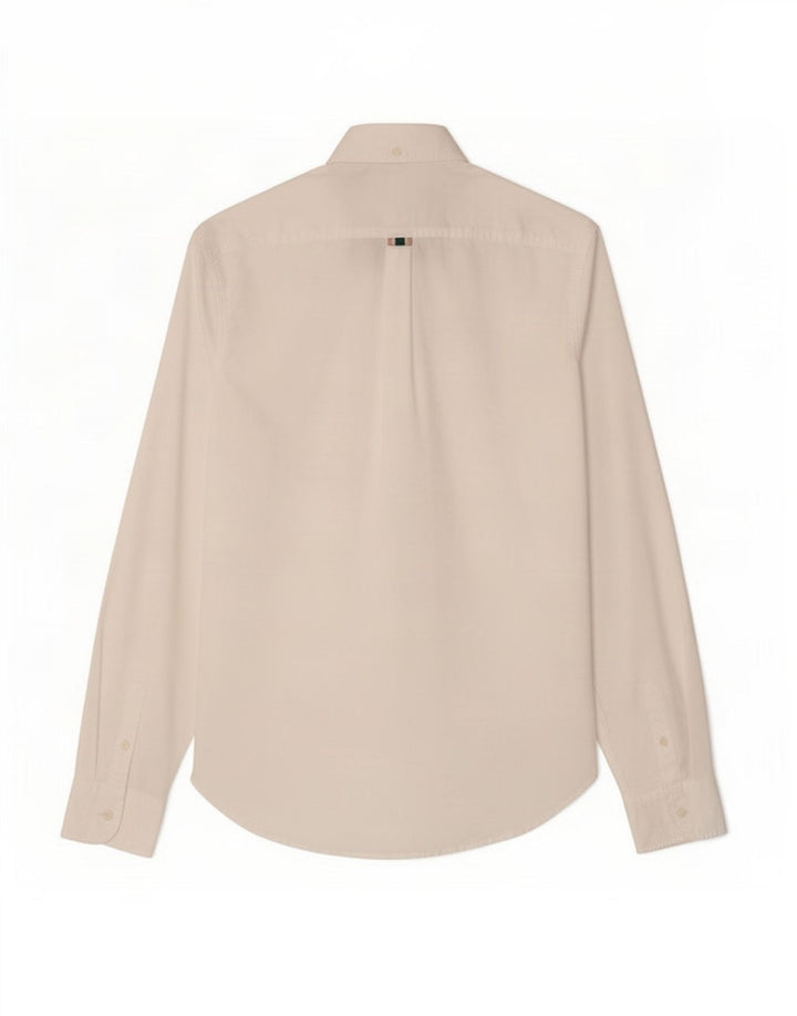 Camisa feminina Superdry UK 12 algodão branco médio