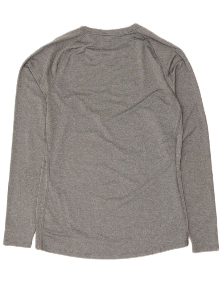 Nike Mens Dri Fit Top Manga Longa XL Cinza Poliéster
