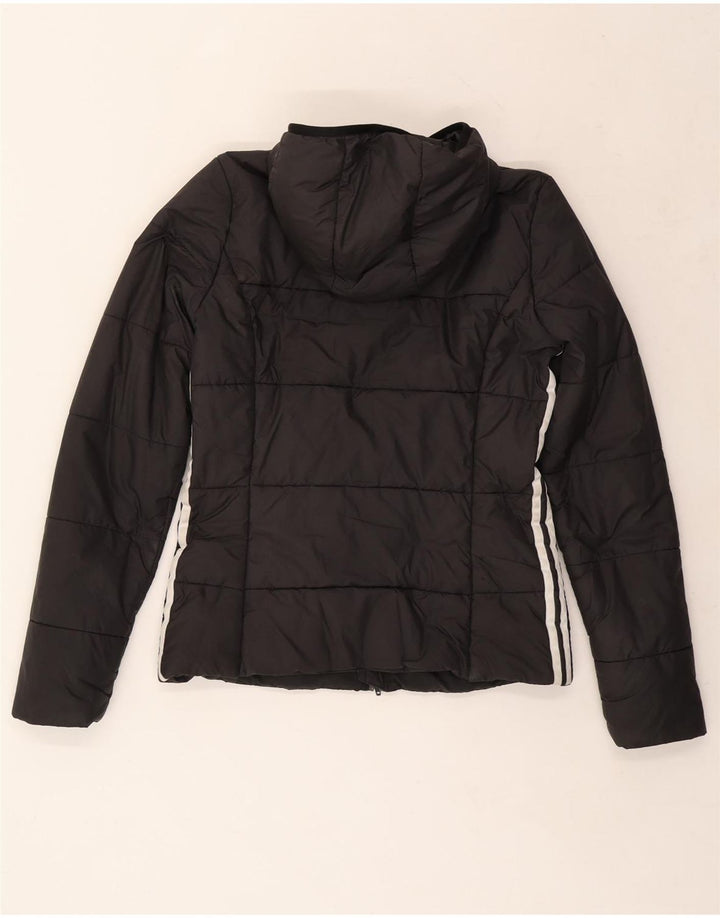 Jaqueta Acolchoada com Capuz Feminino ADIDAS UK 10 Pequeno Poliéster Preto