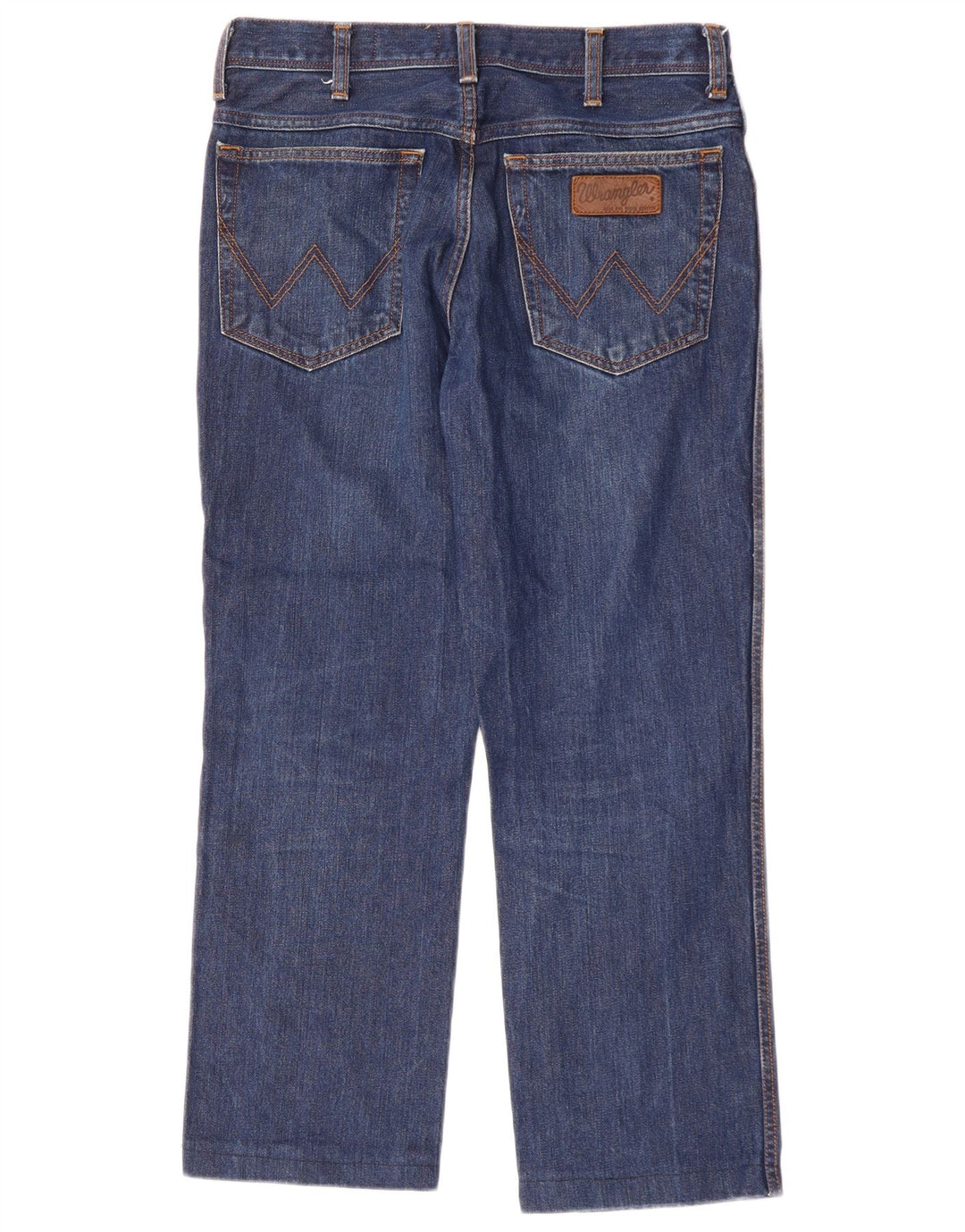 Wrangler Masculino Texas Straight Jeans W32 L27 Azul Algodão