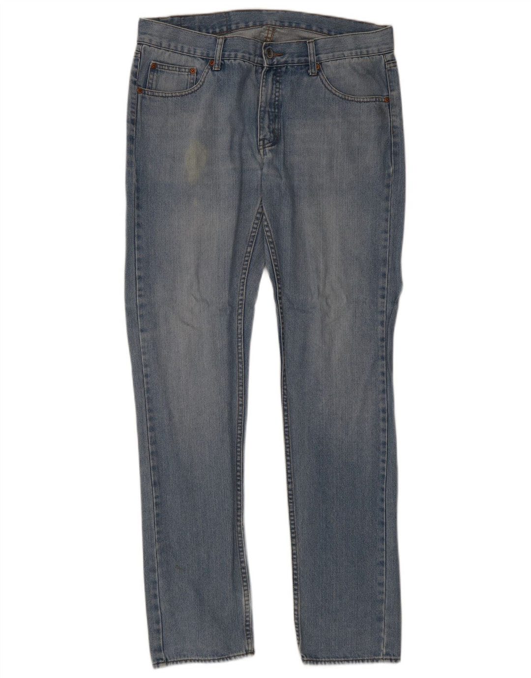 Segunda-feira barata Mens Jeans Slim W34 L34 Azul
