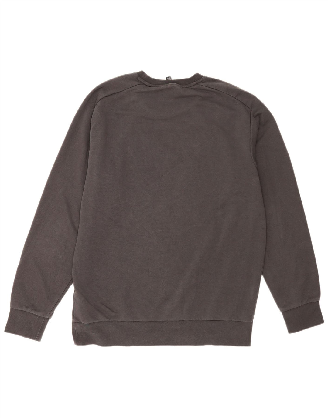 Adidas masculino gráfico regular ajuste moletom jumper grande algodão cinza