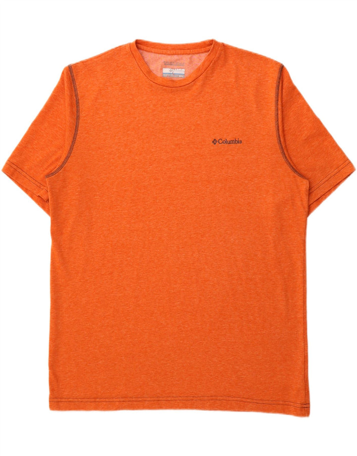 Camiseta masculina COLUMBIA Top médio algodão laranja