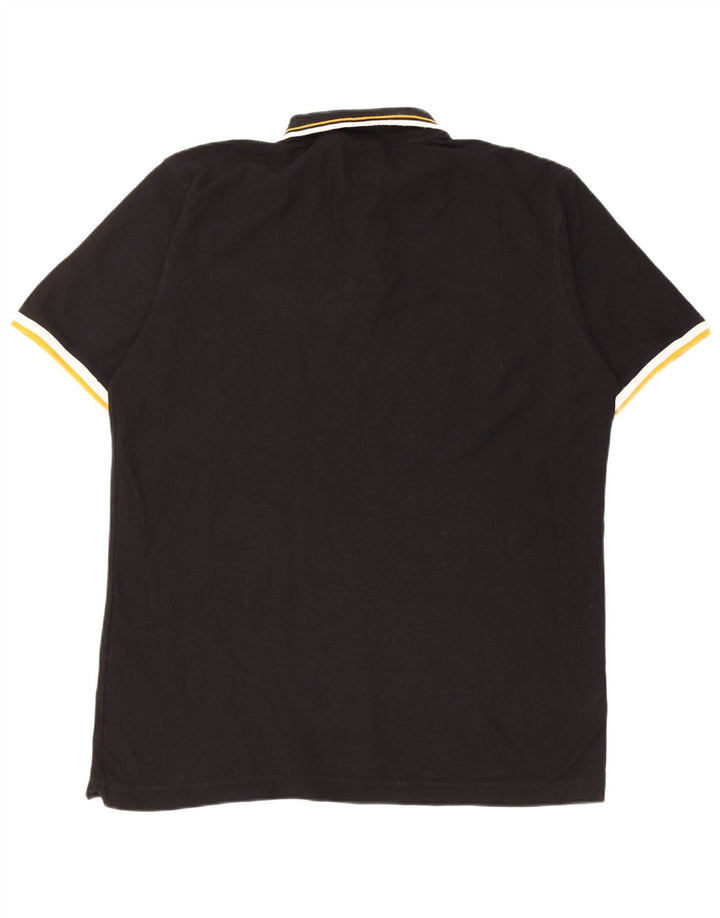 Camisa Polo Masculina Fila XL Algodão Preto