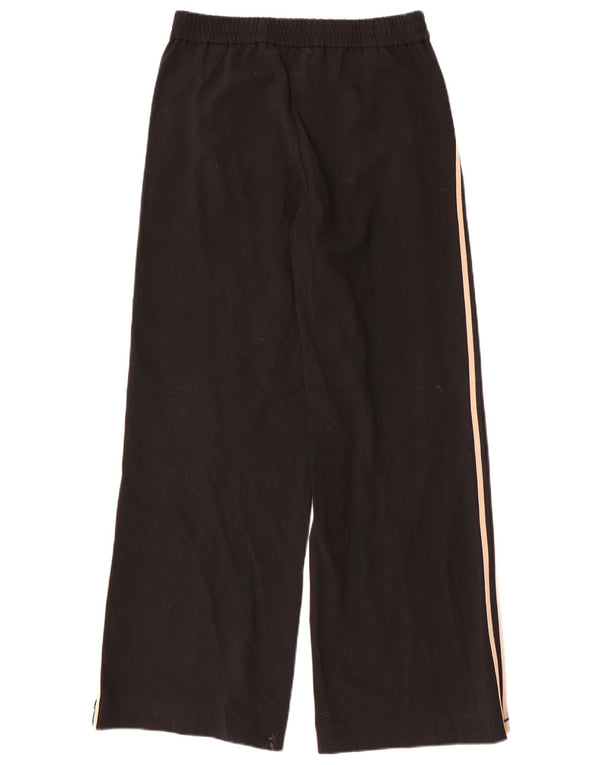 Calça de treino feminina Marks & Spencer com perna larga Reino Unido 12 médio preto