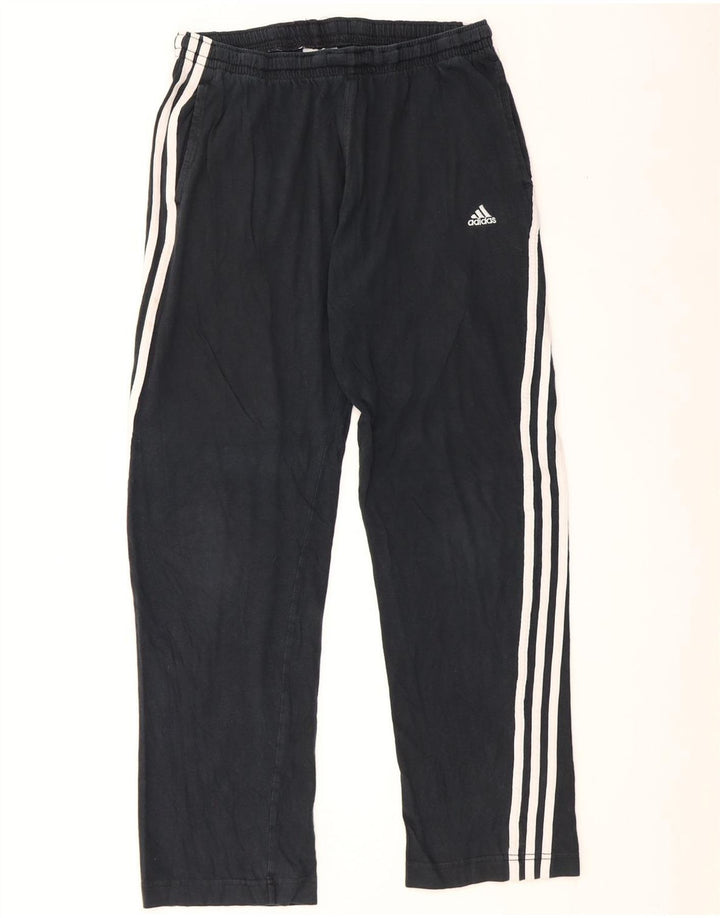 Calça Adidas Mens Treino XL Preto Algodão Quadrinhos
