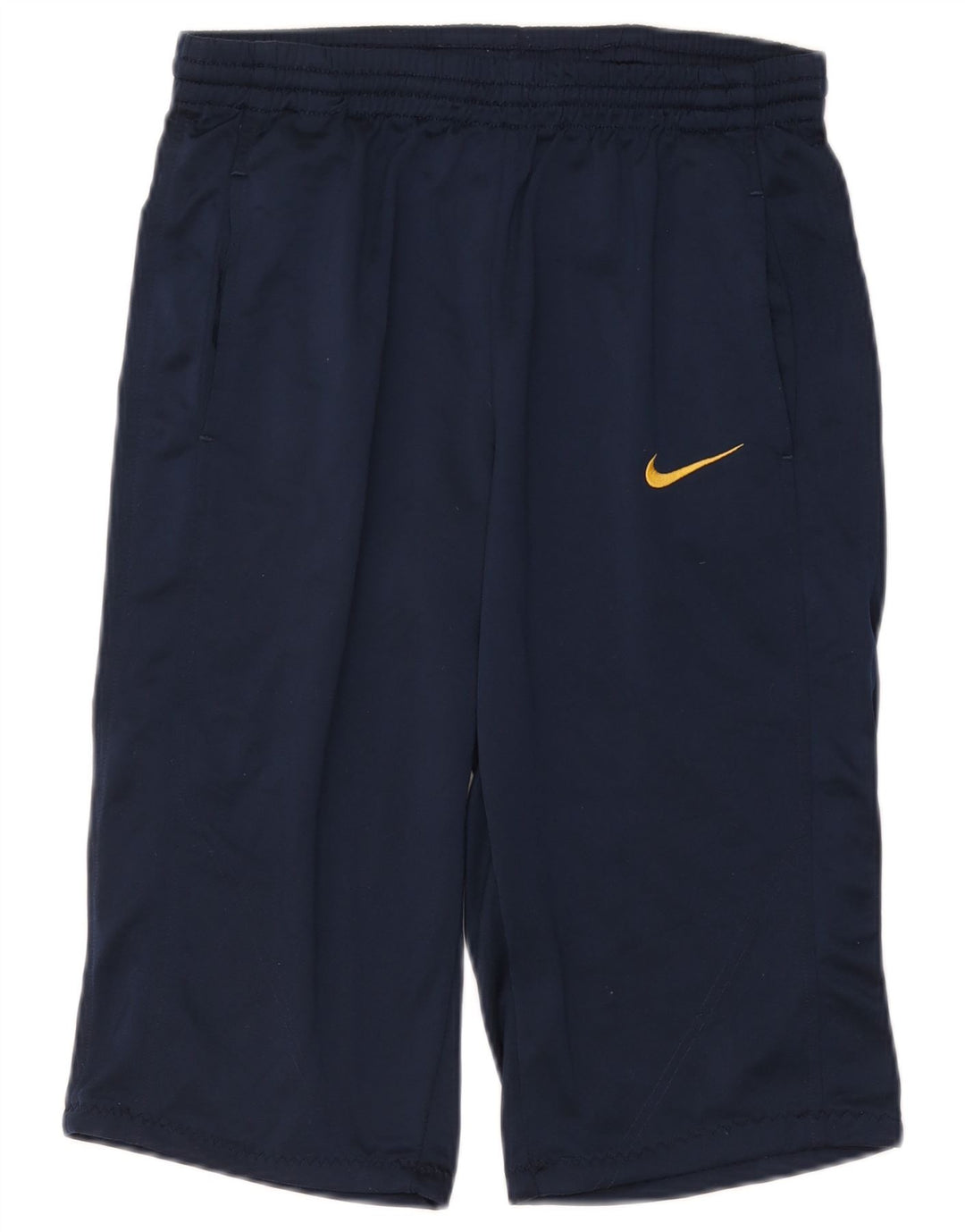 NIKE Mens Bermuda Sport Shorts UK 38/40 Médio Azul Marinho Poliéster