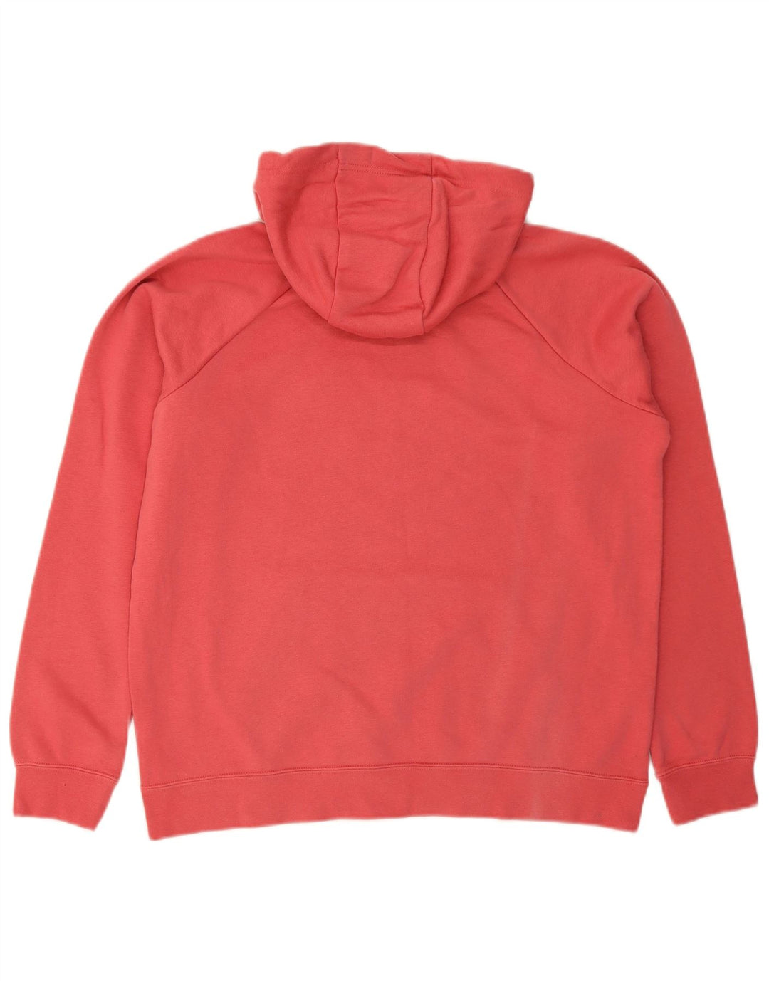 NIKE Mens Hoodie Jumper Grande Algodão Vermelho