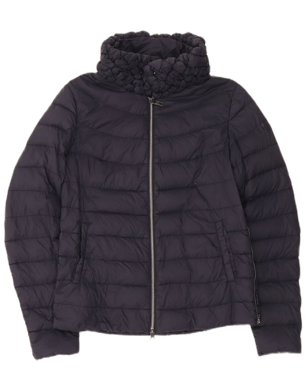 Jaqueta acolchoada feminina Armani Jeans IT 42 médio azul marinho
