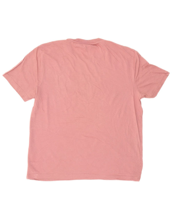 Camiseta feminina CALVIN KLEIN com estampa gráfica UK 18 XL algodão rosa